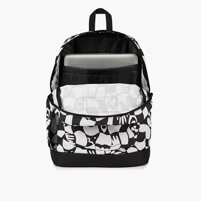 Jansport Black and White Printed Backpack for Kids - Image 5